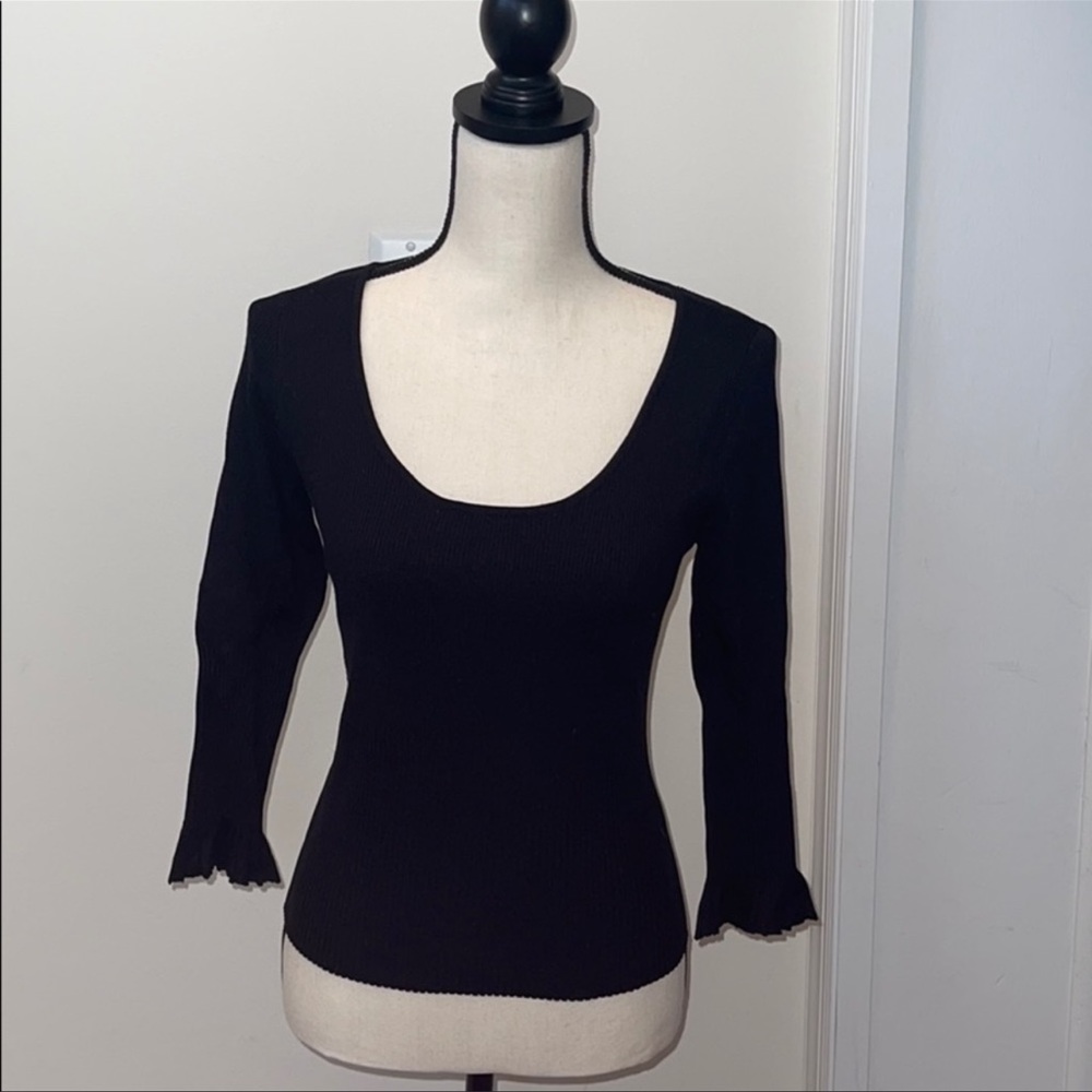 The Limited Black Round Neck Sweater
